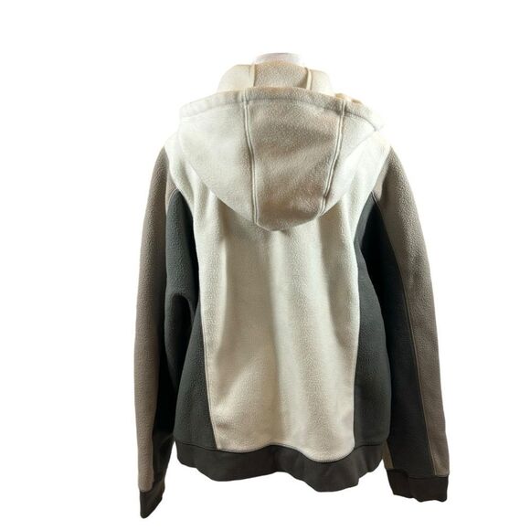 Ladies Madewell Made Weekends Longer Color Block Full Zip Fleece Jacket Large - Picture 5 of 10